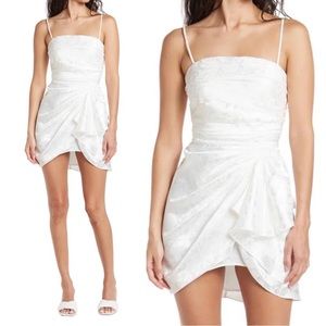 FINAL PRICE Ronny Kobo June Draped Cocktail Mini Dress